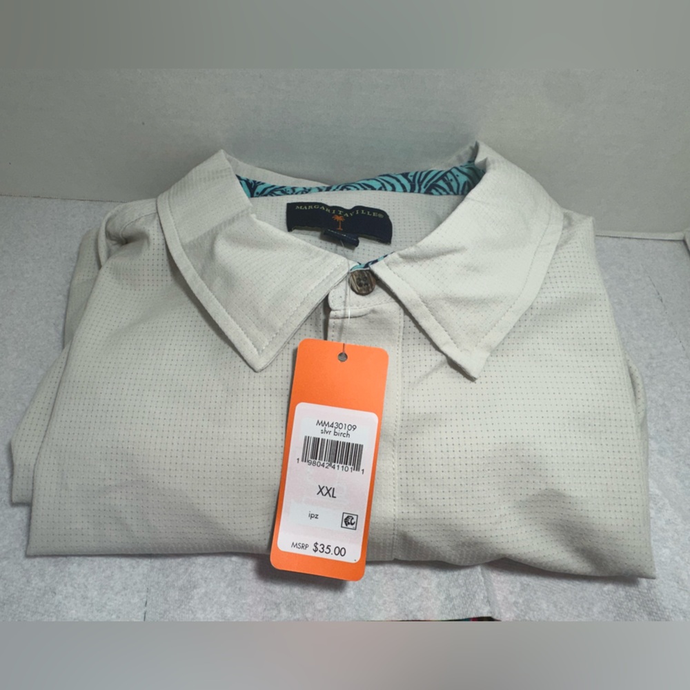 Margaritaville Silver Birch  Men's Shirt
